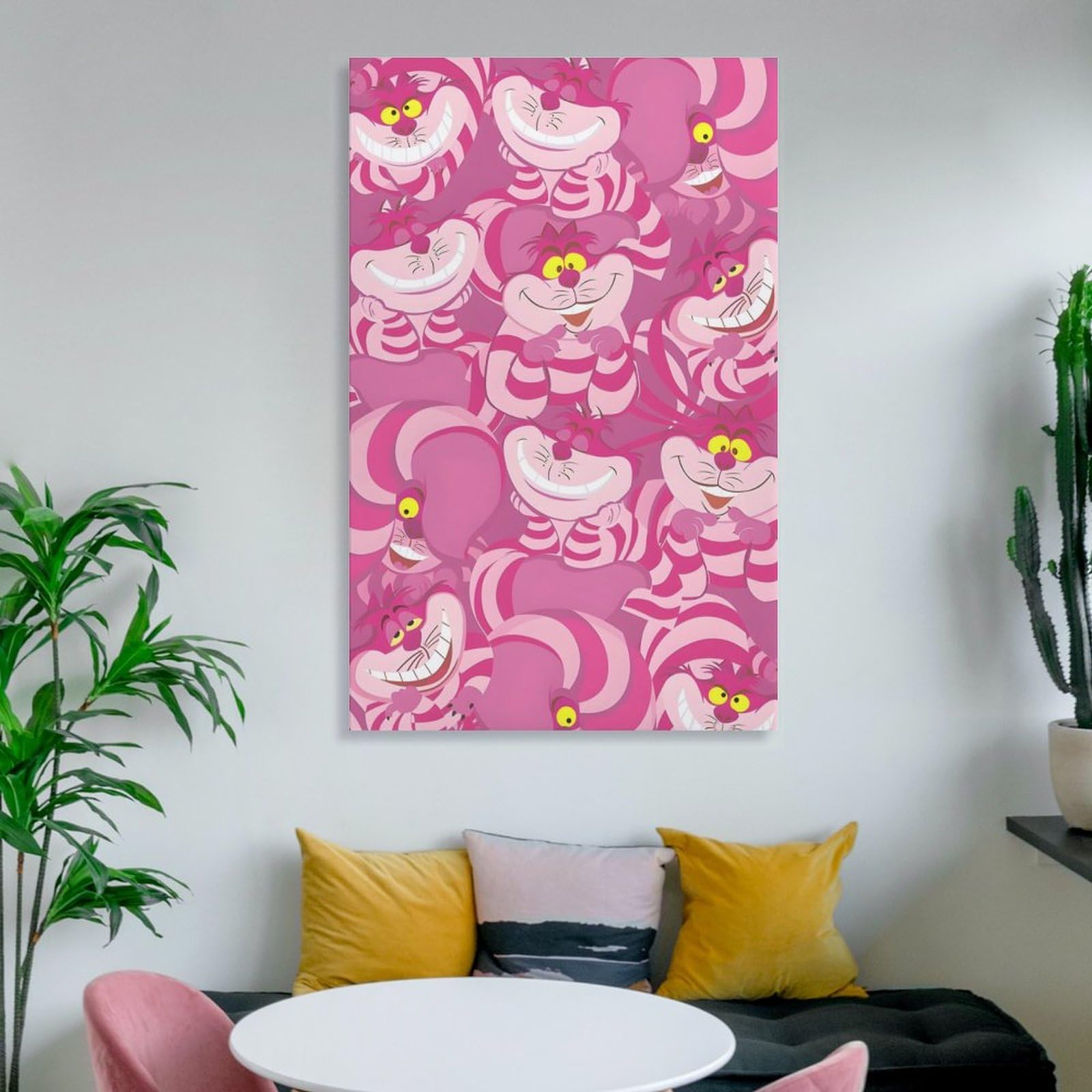 Amazon.co.jp: 不思議の国のアリス チェシャ猫 アートポスター 飾り絵